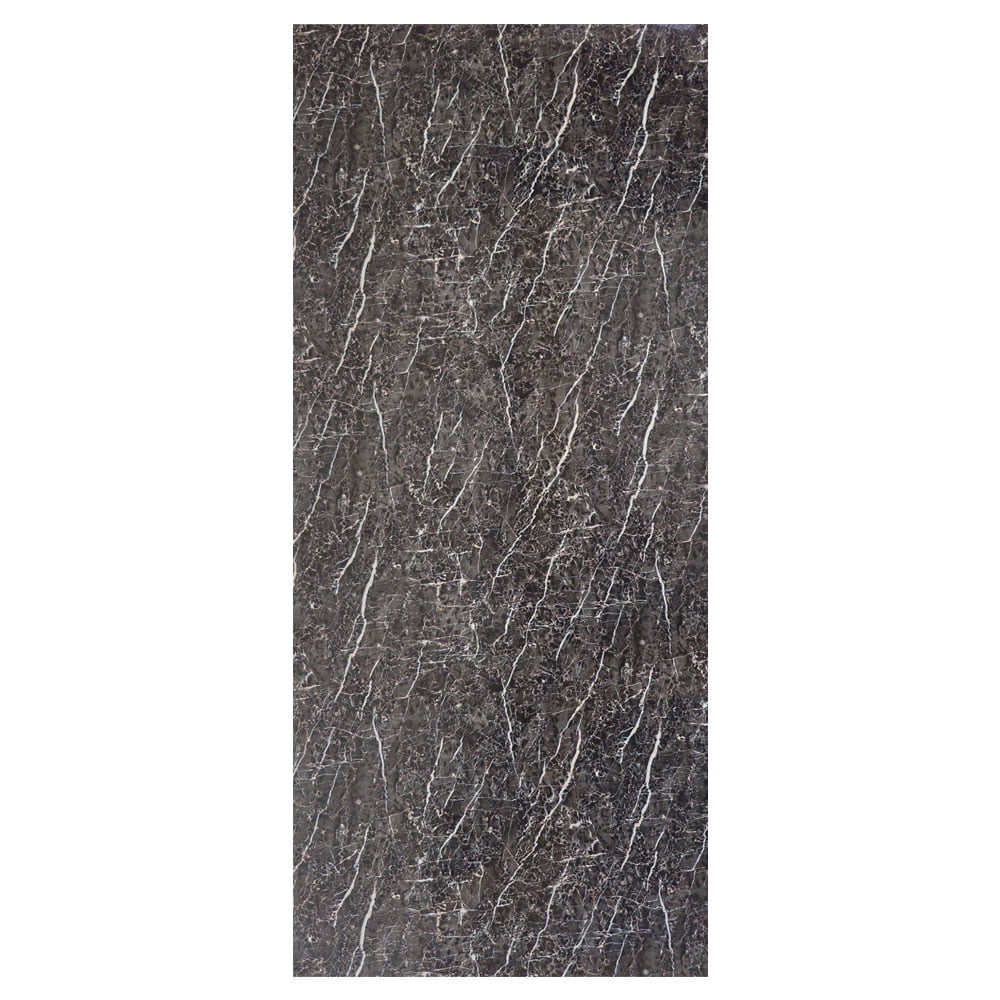 Marmer plaat - Spider Marble Black - Waterbestendig wandpaneel PVC - 280x122cm