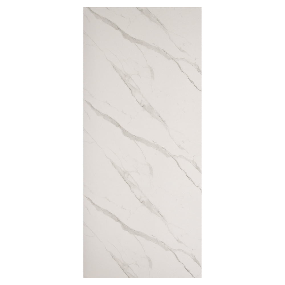 Marmer plaat - Calacatta White Marble - Waterbestendig wandpaneel PVC - 280x122cm