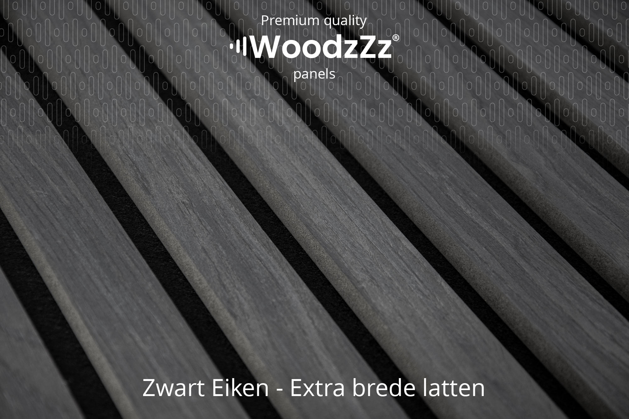 akoestisch paneel zwart